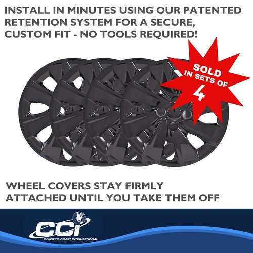 Coast To Coast 54915BLK WHEEL COVER