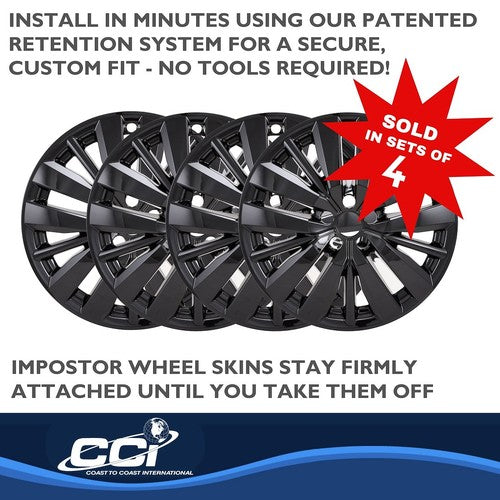 Coast To Coast IWCIMP501BLK IMPOSTOR WHEEL COVER