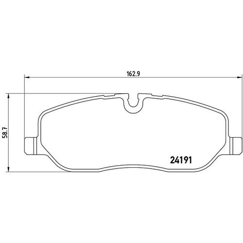 Brembo Front Low Metallic Brake Pads Fits 2005-2009 Land Rover LR3 P44014
