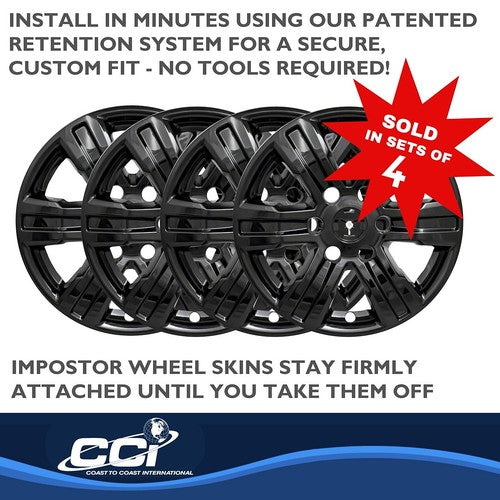 Coast To Coast IWCIMP439BLK IMPOSTOR WHEEL COVER