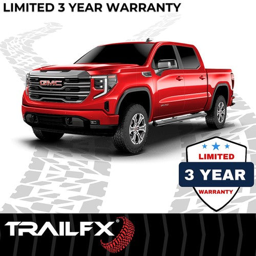 TrailFX A8220B TFX 6" Oval Straight Side Bars NERF BAR OVAL 6"