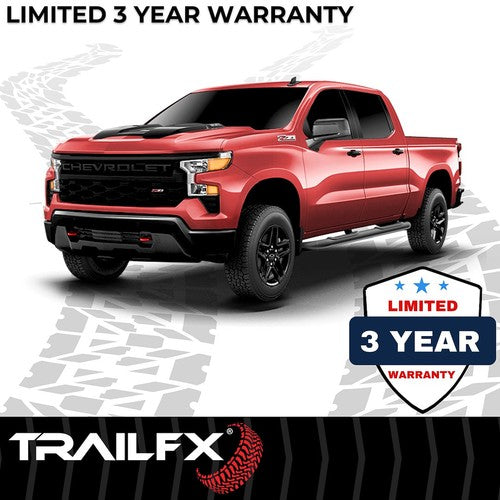 TrailFX A1010B TFX 4" Oval Tube Side Steps NERF BAR OVAL 4"