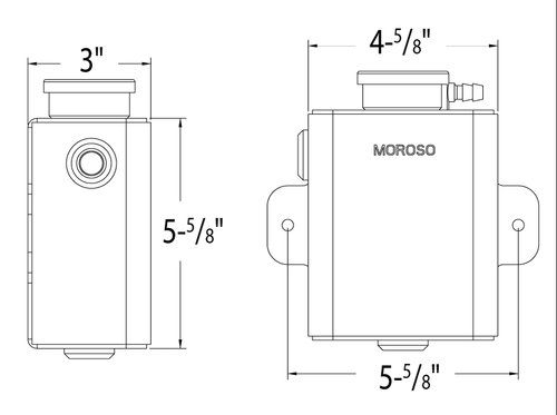 Moroso Performance 63766 OVERFLOW TANK