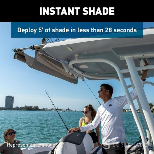 Taylor Made 2021026260 SureShade PTX Power Shade BOAT T-TOP SHADE EXTENSION