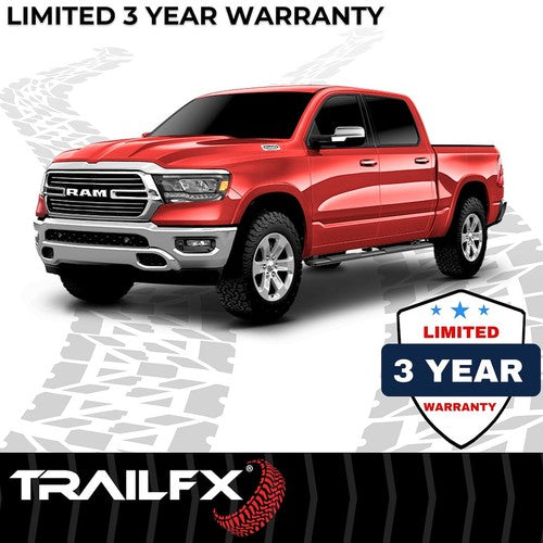 TrailFX A4015B TFX 4" Trapezoid Side Steps NERF BAR OVAL 4"