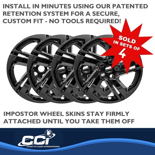 Coast To Coast IWCIMP418BLK IMPOSTOR WHEEL COVER