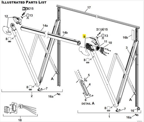 Carefree RV R001831-005 Longitude AWNING-REPAIR PARTS RV