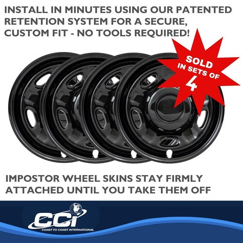 Coast To Coast IWCIMP96BLK IMPOSTOR WHEEL COVER