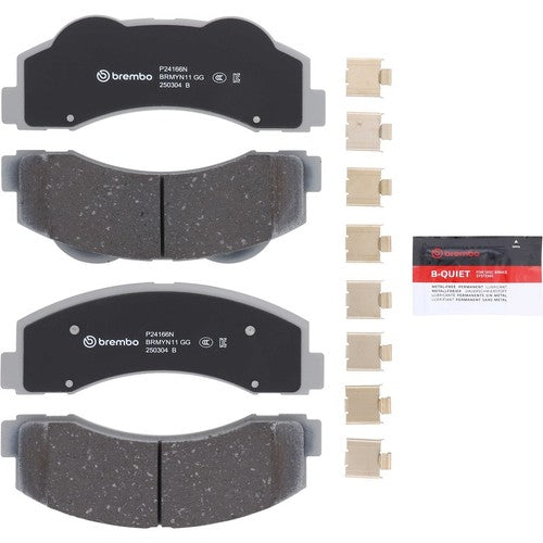 Brembo Front Ceramic Brake Pads Fits 2010-2020 Ford F-150 4 Piece Brakes P24166N