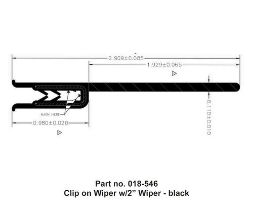 AP Products 018-546 HARDWARE SEALS WEATHERSTRIP RV
