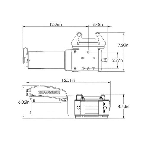 Superwinch 1715001 AC Power Series WINCHES