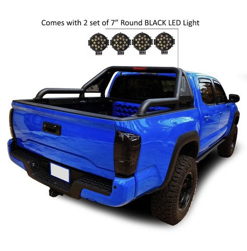 Black Horse Offroad GLRB-03B-PLB Truck Bed Bar