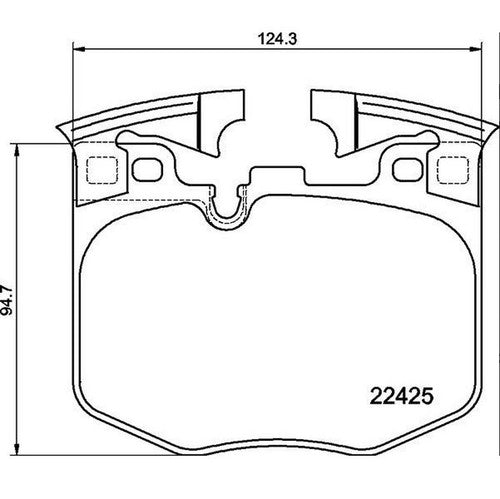 Brembo Front Brake Pads Fits 2017-2023 BMW 530i Painted Calipers Brakes P06099