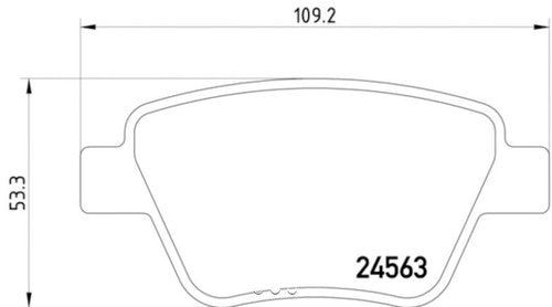 Hella Rear Low Metallic Brake Pads Fits 2010-2014 Volkswagen Jetta 2 Pc Brakes