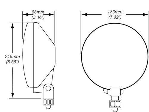 Hella 010032001 700FF Series FOG LIGHT KIT