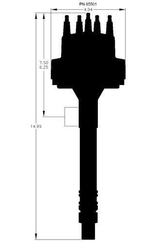 MSD Ignition 85501 Pro-Billet DISTRIBUTOR