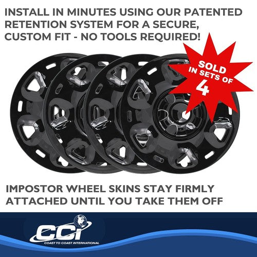 Coast To Coast IWCIMP101BLK IMPOSTOR WHEEL COVER