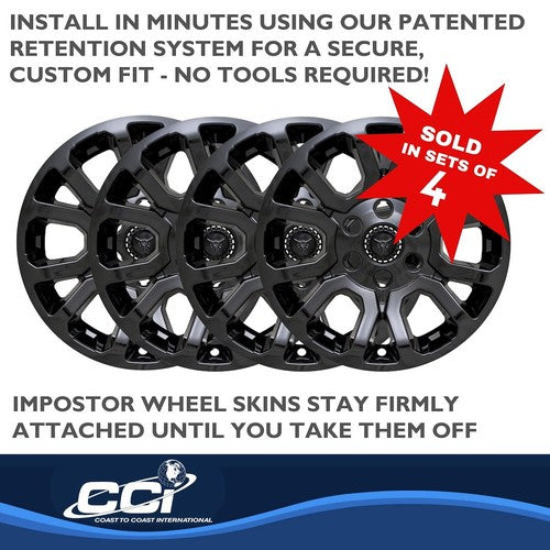 Coast To Coast IWCIMP404BLK IMPOSTOR WHEEL COVER