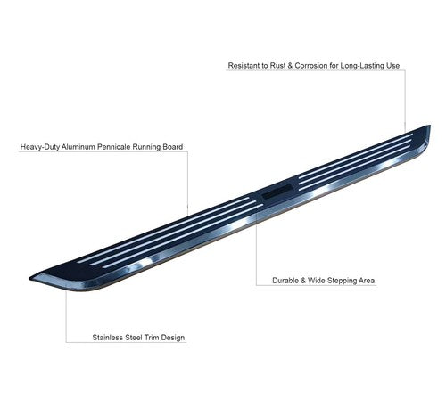 Black Horse Offroad PITY467 Pinnacle RUNNING BOARDS