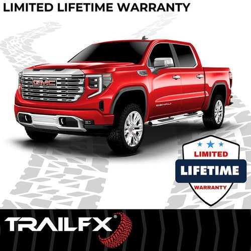 TrailFX A7086S TFX 5" Oval Bent Side Bars NERF BAR OVAL 5"