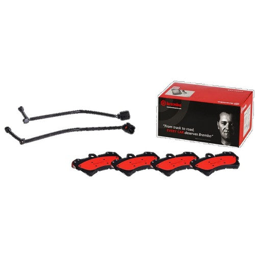 Brembo Front Ceramic Brake Pads Fits 2004?2010 Volkswagen Touareg 4 Pc P85065N