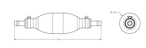 Sierra Marine 18-8004EP-1 Marine Series MARINE FUEL PRIMER BULB