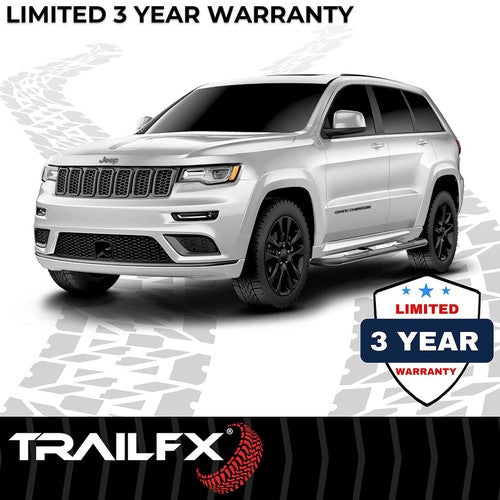 TrailFX A0023B TFX Round Tube Side Steps NERF BAR ROUND 3"