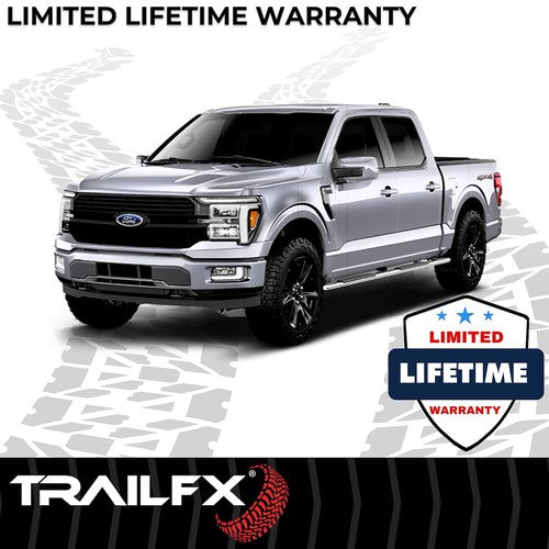 TrailFX A4004S TFX 4" Trapezoid Side Steps NERF BAR OVAL 4"