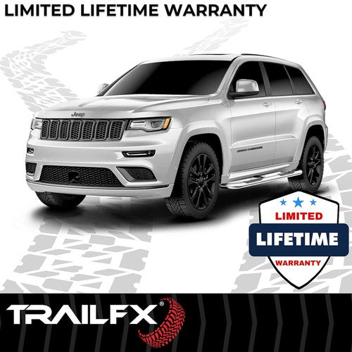 TrailFX A0023S TFX Round Tube Side Steps NERF BAR ROUND 3"
