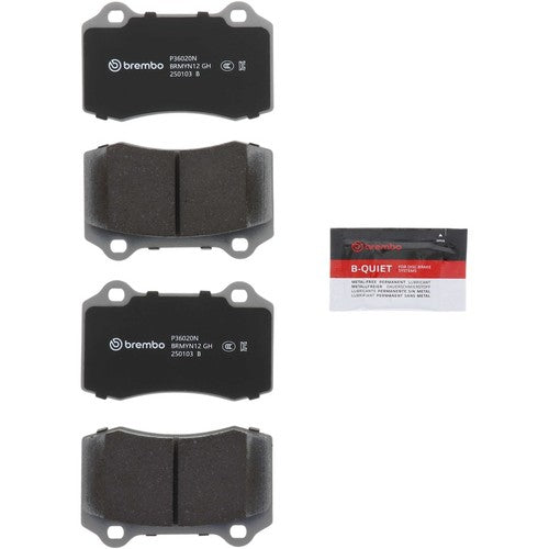 Brembo Rear Ceramic Brake Pads Fits 2001-2006 Jaguar XK8 4 Piece Brakes P36020N