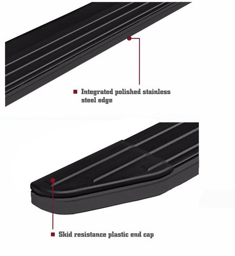 Black Horse Offroad PR-G485BK Peerless RUNNING BOARDS