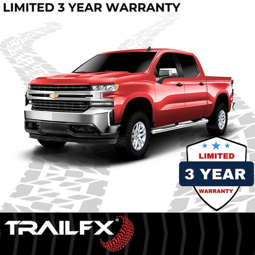 TrailFX 2950522051 TFX 4" Oval Tube Side Steps NERF BAR OVAL 4"