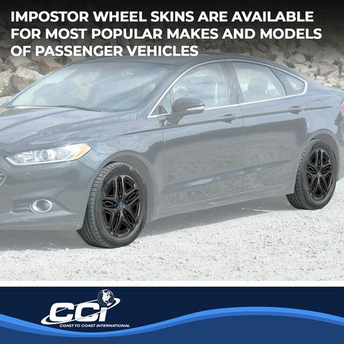 Coast To Coast IWCIMP372BLKN IMPOSTOR WHEEL COVER