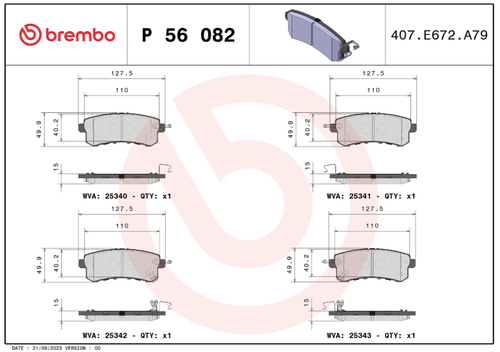 Brembo P56082 PRIME LINE DISC BRAKE KIT