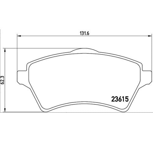 Brembo Front Low Metallic Brake Pads Fits 2002-2005 Land Rover Freelander P44011