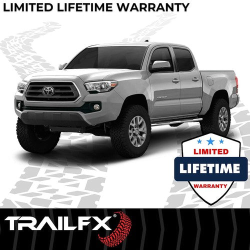TrailFX A4023S TFX 4" Trapezoid Side Steps NERF BAR OVAL 4"
