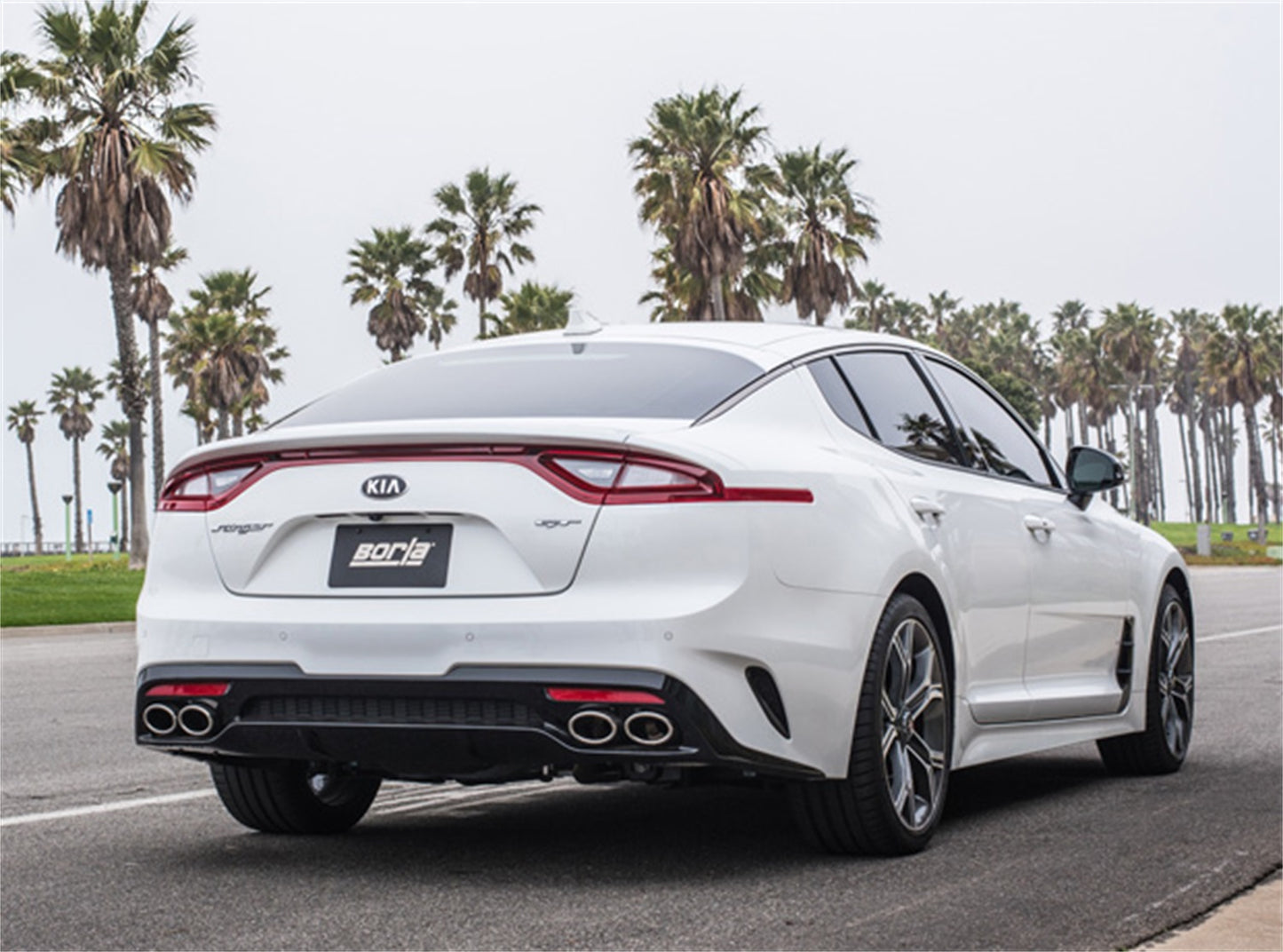 Borla 140736 - S-Type Cat-Back Exhaust System 2018-2021 Kia Stinger GT 3.3L V6 T