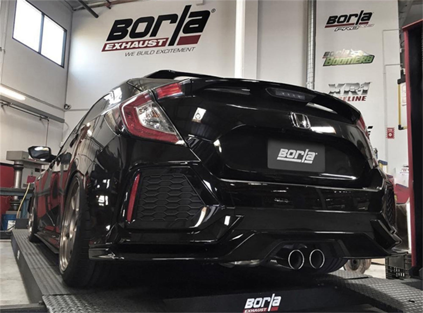 Borla 140739 - S-Type Cat-Back(tm) Exhaust System For 2017-2021 Honda Civic Spor