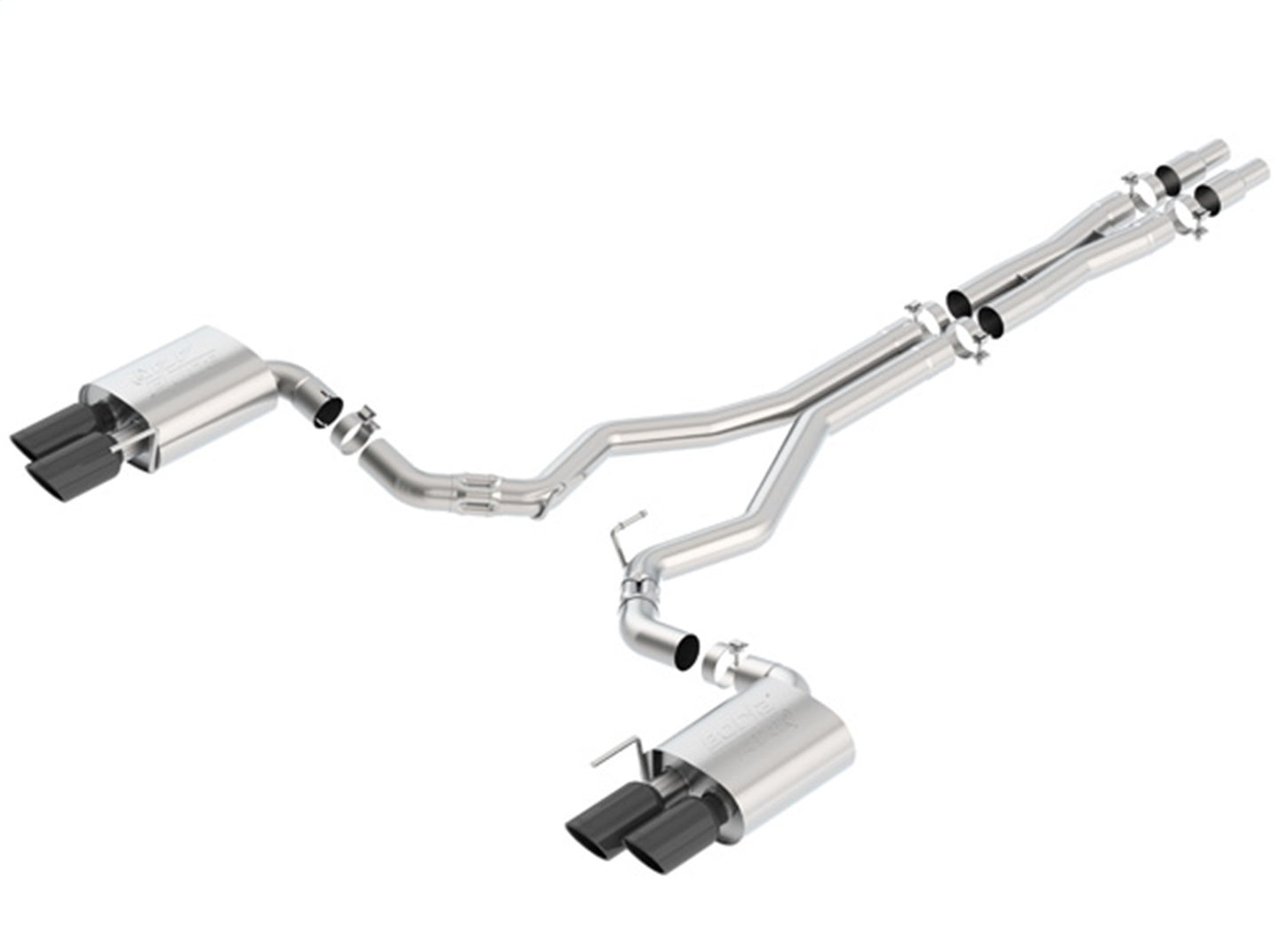 Borla 140746BC - ATAK(r) Cat-Back(tm) Exhaust System 2018-2023 Ford Mustang GT 5