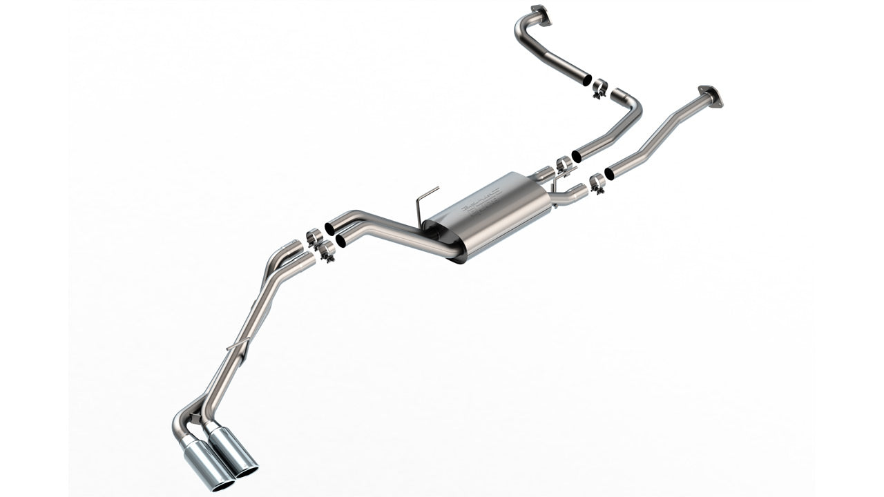 Borla 140984 - S-Type Cat-Back Exhaust System 2022-2025 Nissan Frontier 3.8L V6