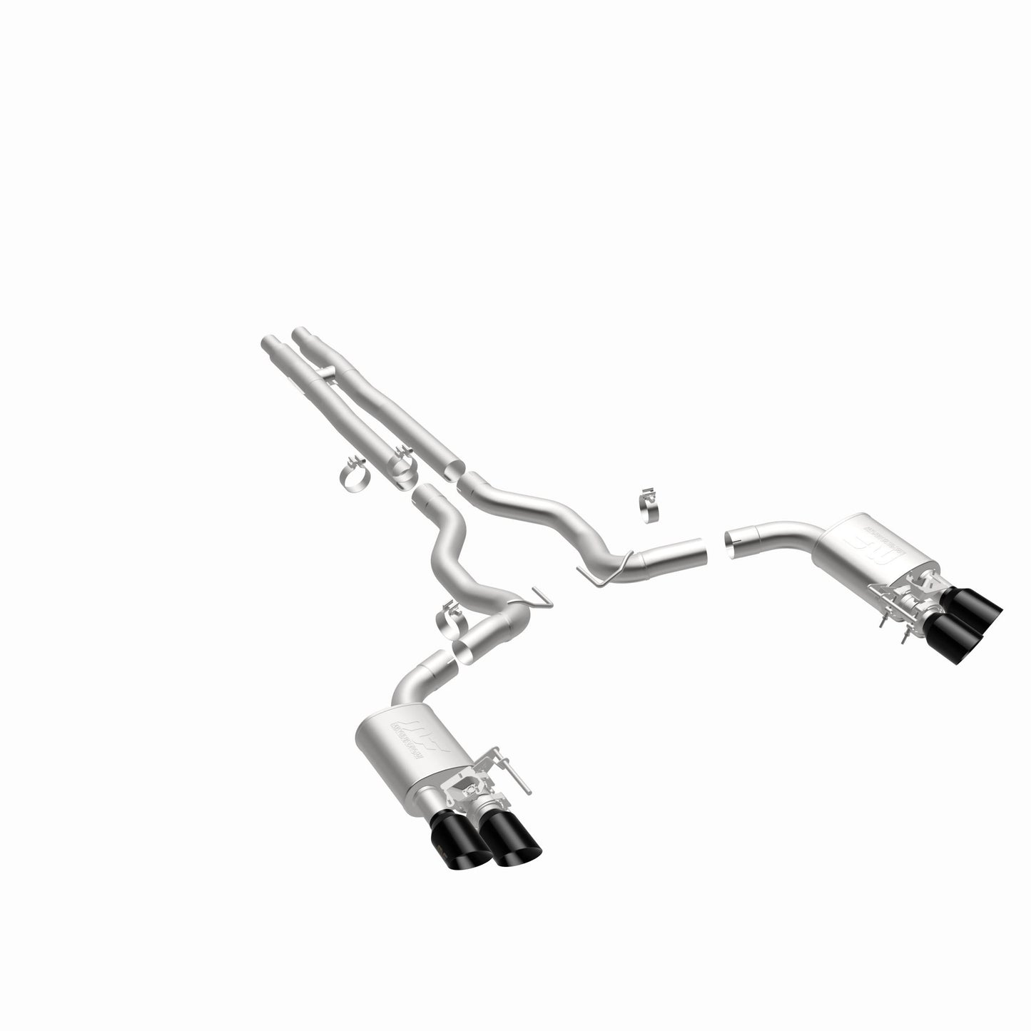 MagnaFlow 19643 - Competition Series Black Chrome Tips Cat-Back System