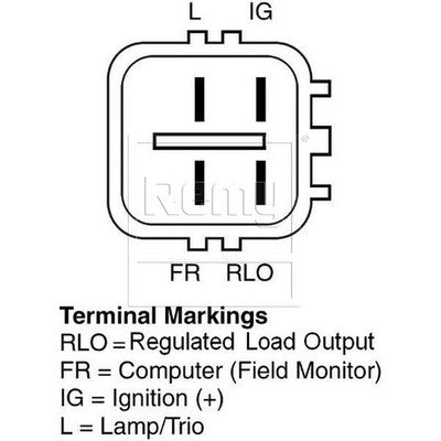 Remy International 12821 Premium Remanufactured ALTERNATOR OEM