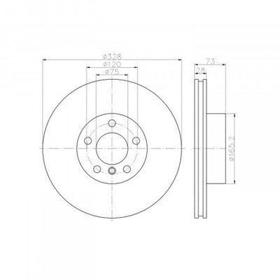 Hella 355119531 Pagid DISC BRAKE KIT