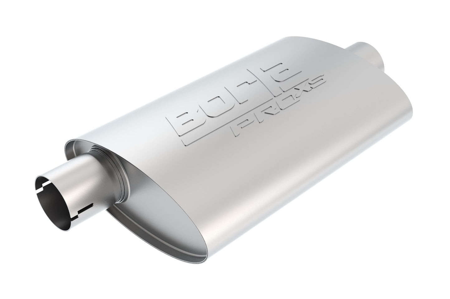 Borla 400481 - ProXS Muffler 3" Offset Inlet/ 3" Center Outlet 4.25" x 7.88" Ov