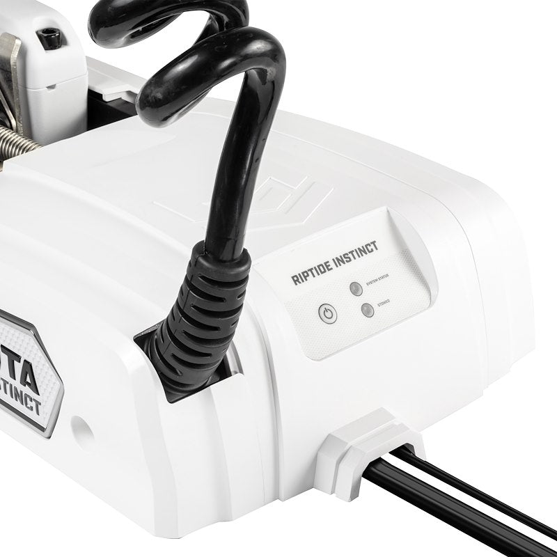 Minn Kota 1358560 Riptide Instinct QUEST Series Trolling Motor; Bow-Mount 90-60-24: White