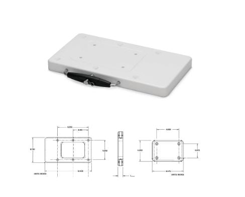 Minn Kota 1854017 RTA-17 Trolling Motor Mount; White Sa-Lo-Co: Retail Packaging