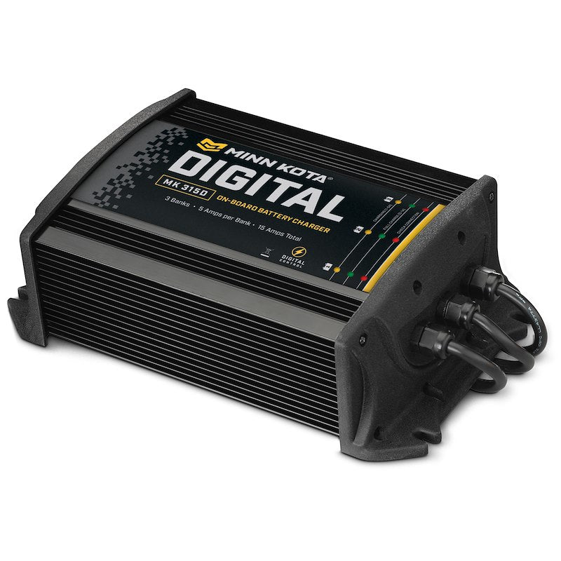 Minn Kota 1823155 MK 315 D Battery Charger; 12-1/2 Inch Length X 7-1/2 Inch Width X 4 Inch Height On-5 -Wa: 10-12 Hours Charging Time