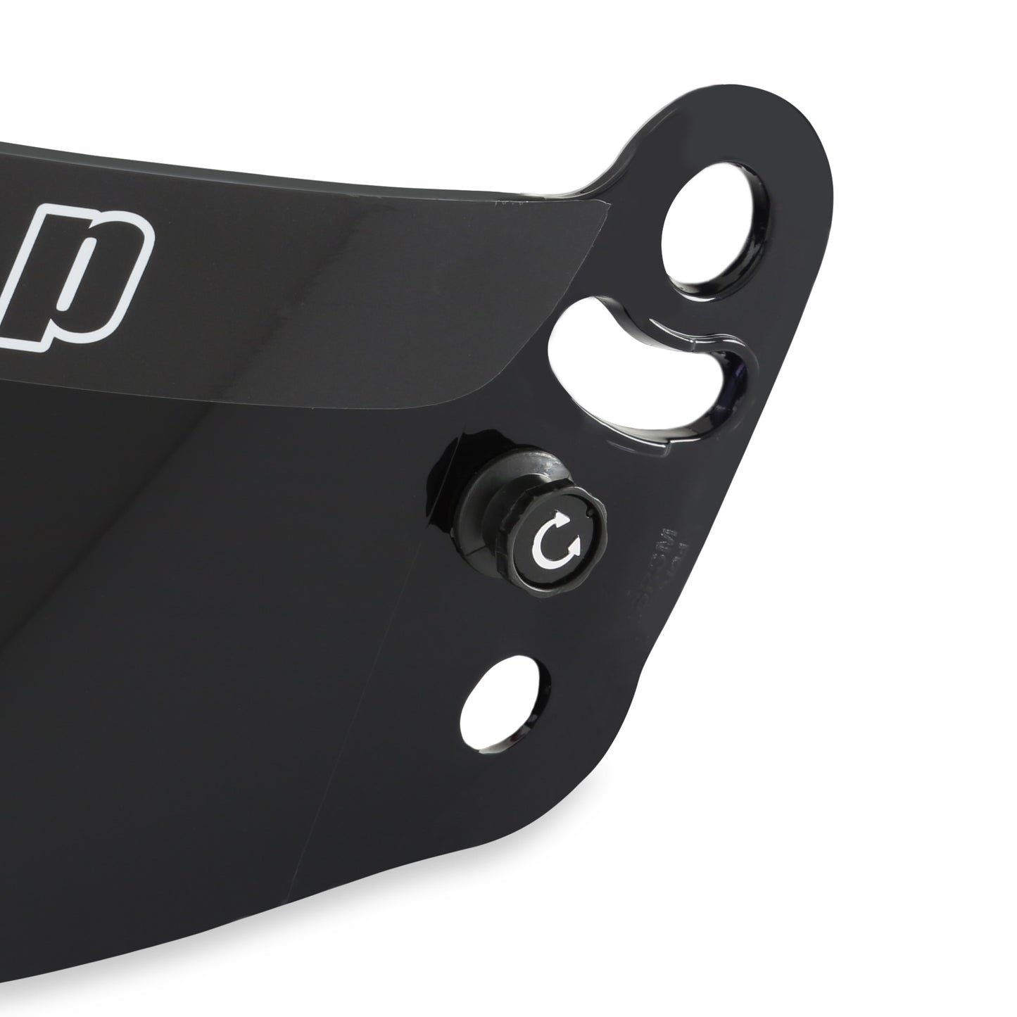 Racequip 204004RQP - RaceQuip Dark Smoke Helmet Face Shield - Fits Pro Model Hel