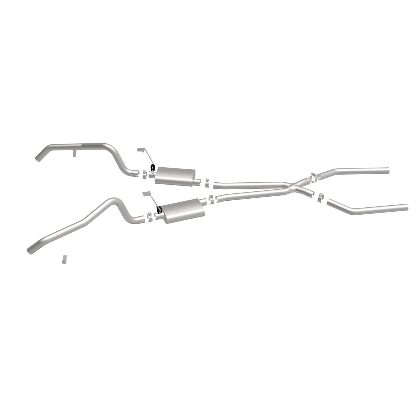 MagnaFlow Exhaust Products 15896 Street Series Stainless Crossmember-Back System