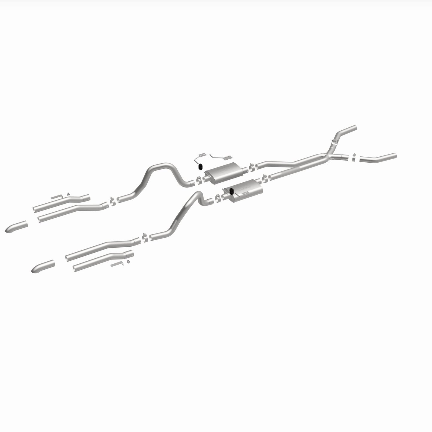 MagnaFlow Exhaust Products 19303 Street Series Stainless Crossmember-Back System